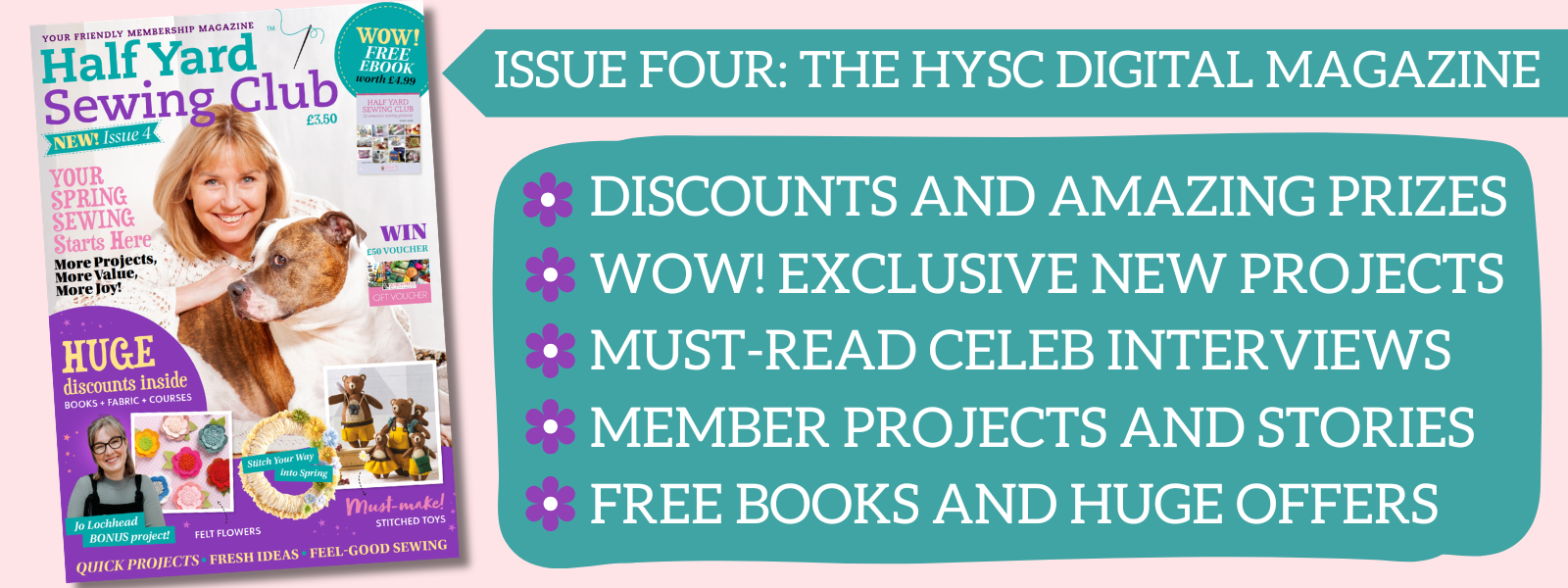 Half Yard™ Sewing Club Member Magazine: Issue Four