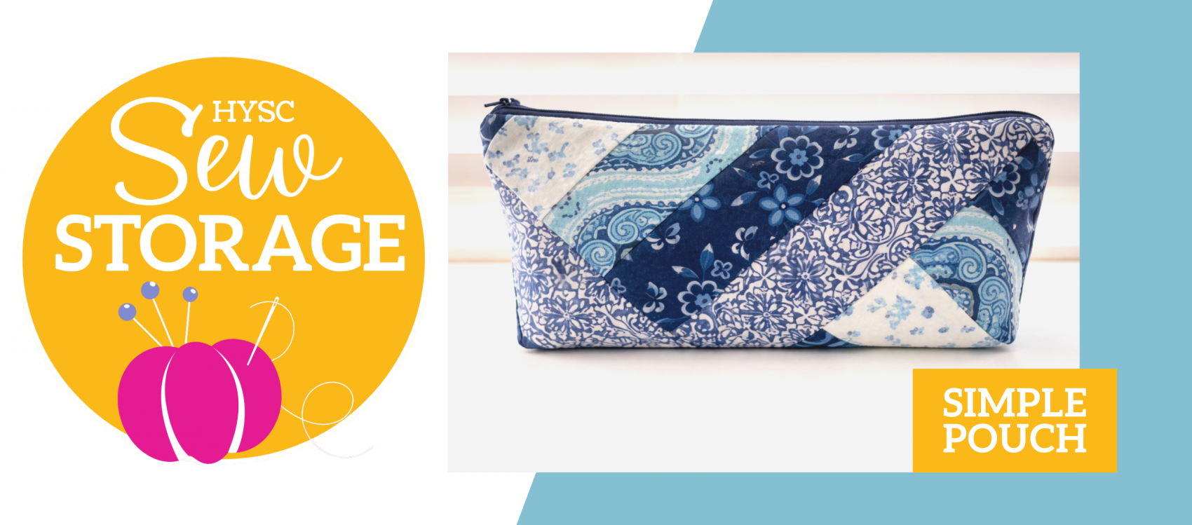 HYSC Sew Storage Week - Patchwork Pouch