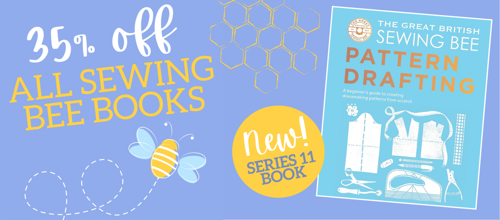 35% off ALL The Great British Sewing Bee Books