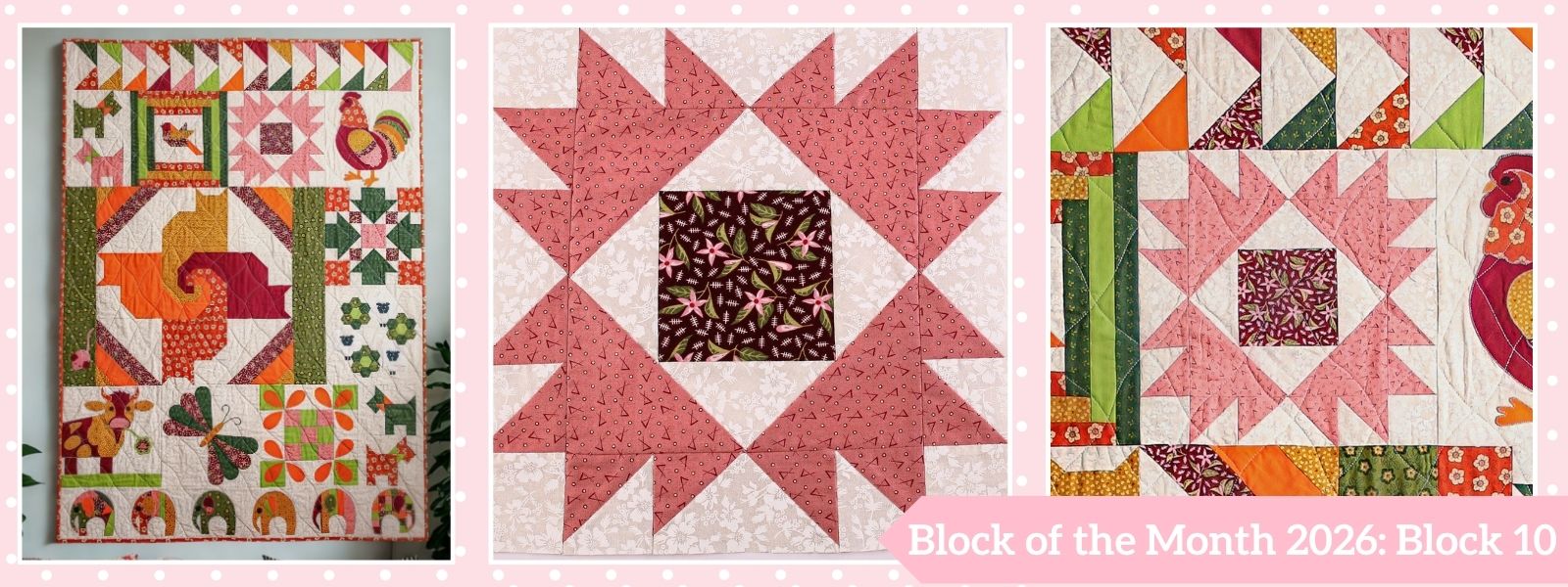 Quilt-Along: Bear's Paw Block of the Month 10 | 2026